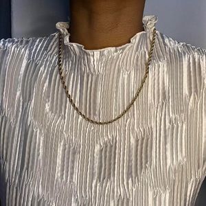 COPY - Minimalist 18K gold plated stainless steel rope chain 🕊